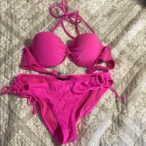 Pink bikini